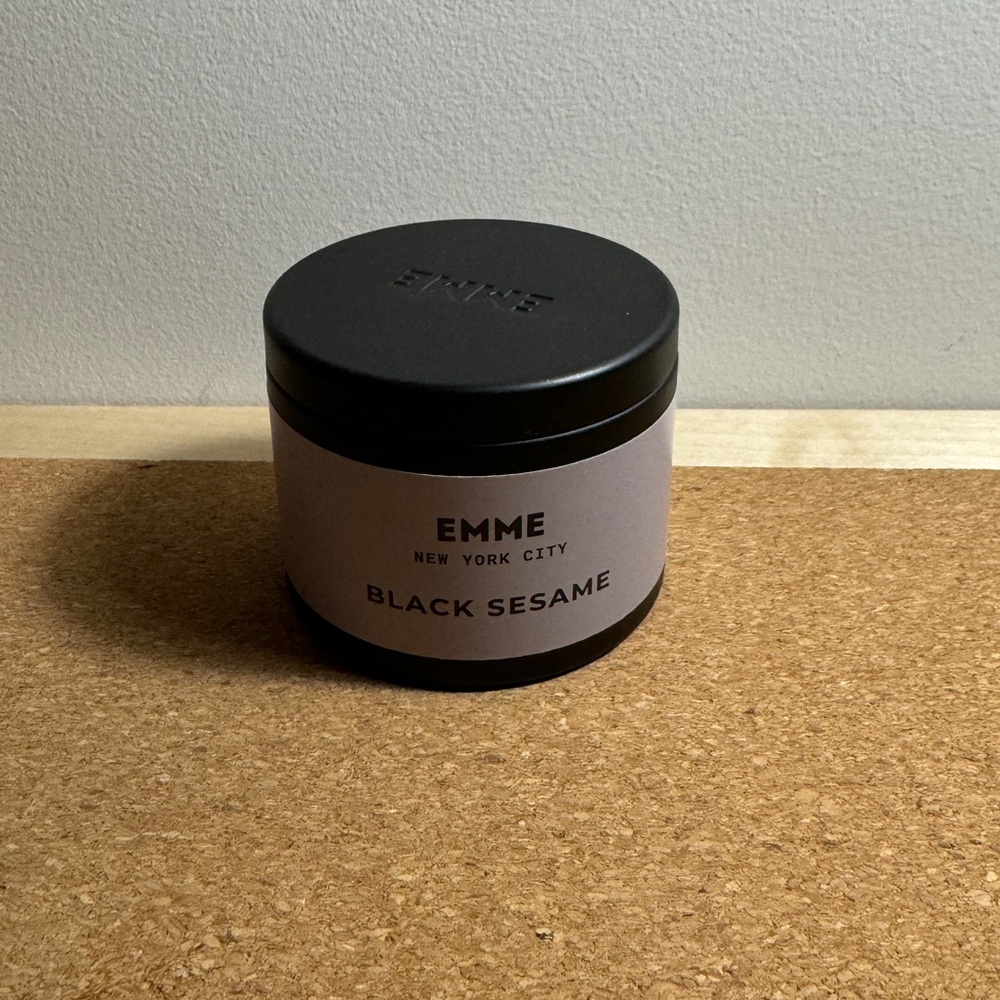 EMME Black Sesame Candle Tin